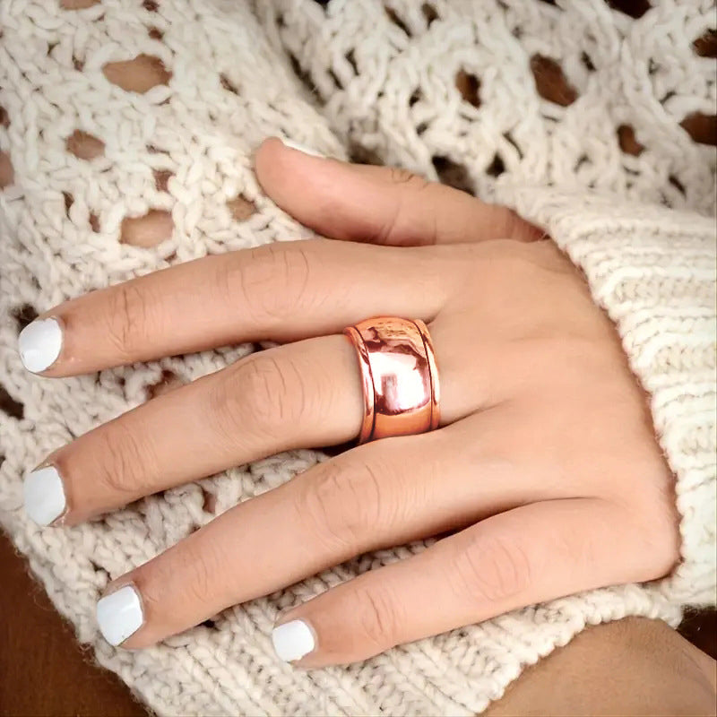 Silver Simple Style Plain Color Ring