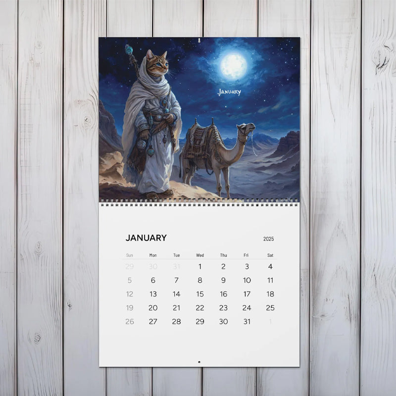 Cats of Oriental Nights Calendar 2025