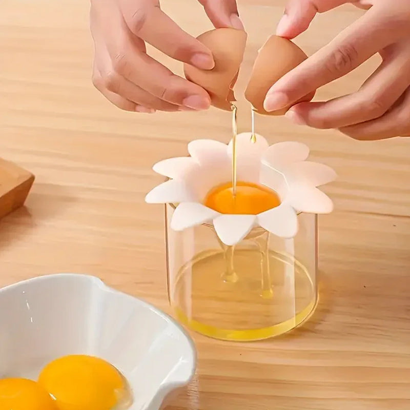 Flower Design Egg Separator