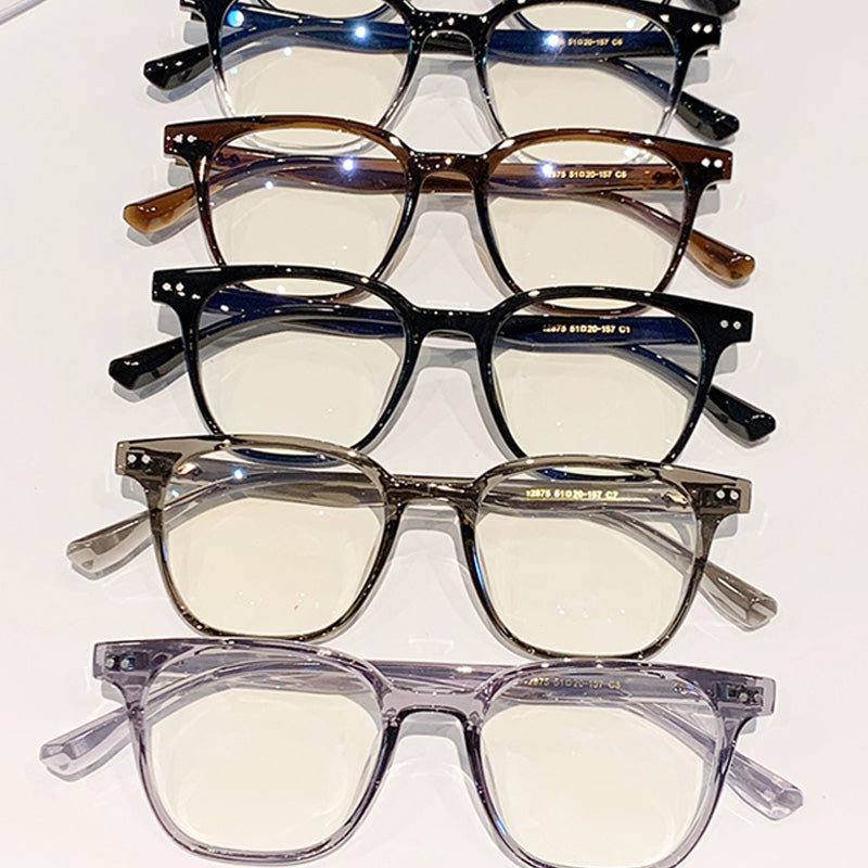 Anti-Blue Light Square Frame Eyeglasses