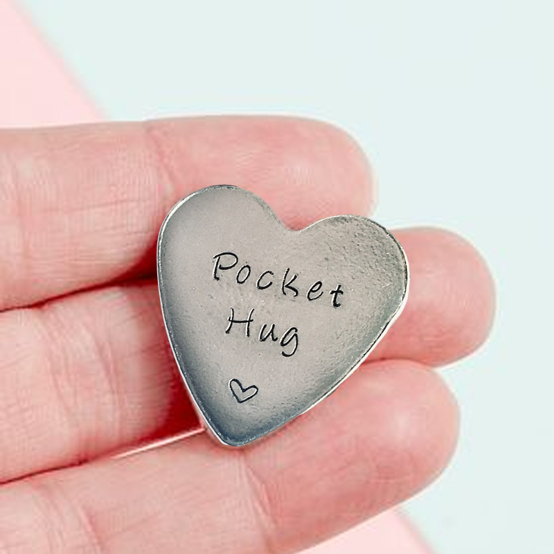 Handmade Heart Pocket Hug Token(3 PCS)