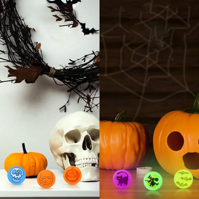 Glow-in-the-Dark Halloween Bouncy Balls