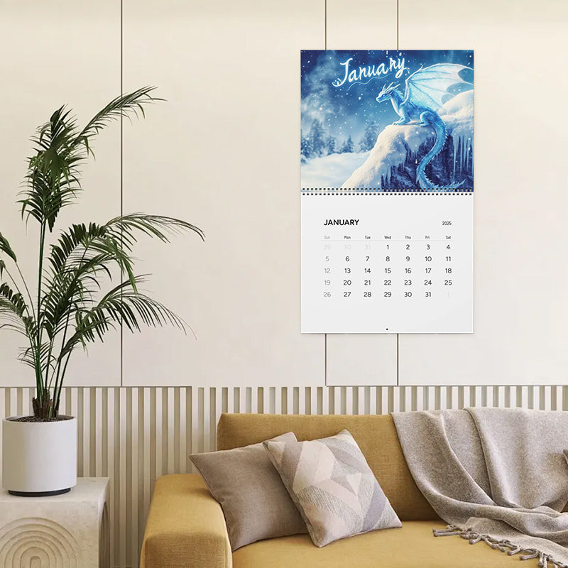 Fantasy Dragon Wall Calendar 2025