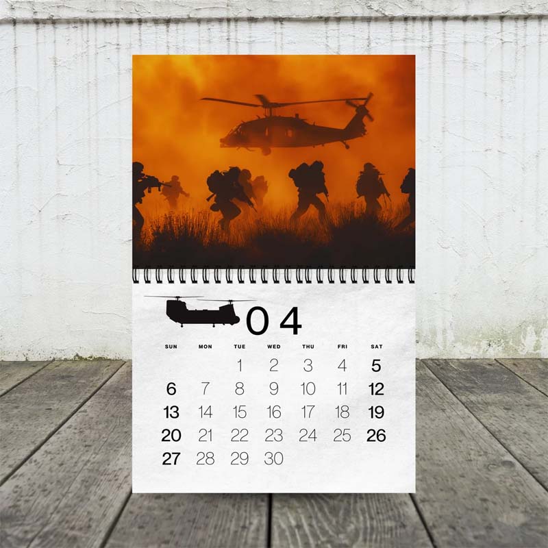 2025 Military Themed Calendar