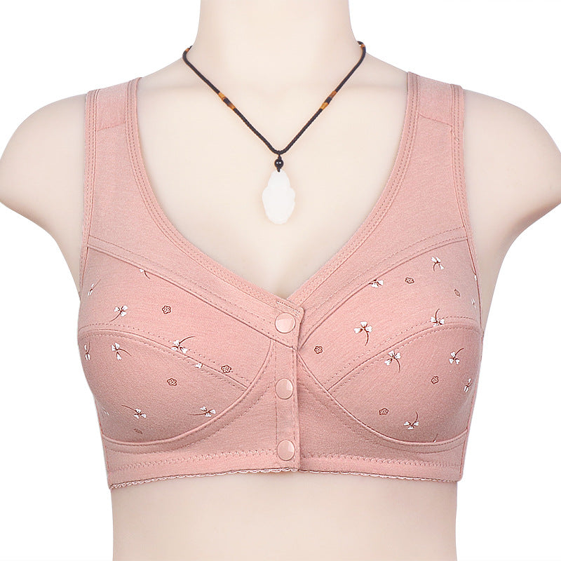 Comfortable Front Button Bra