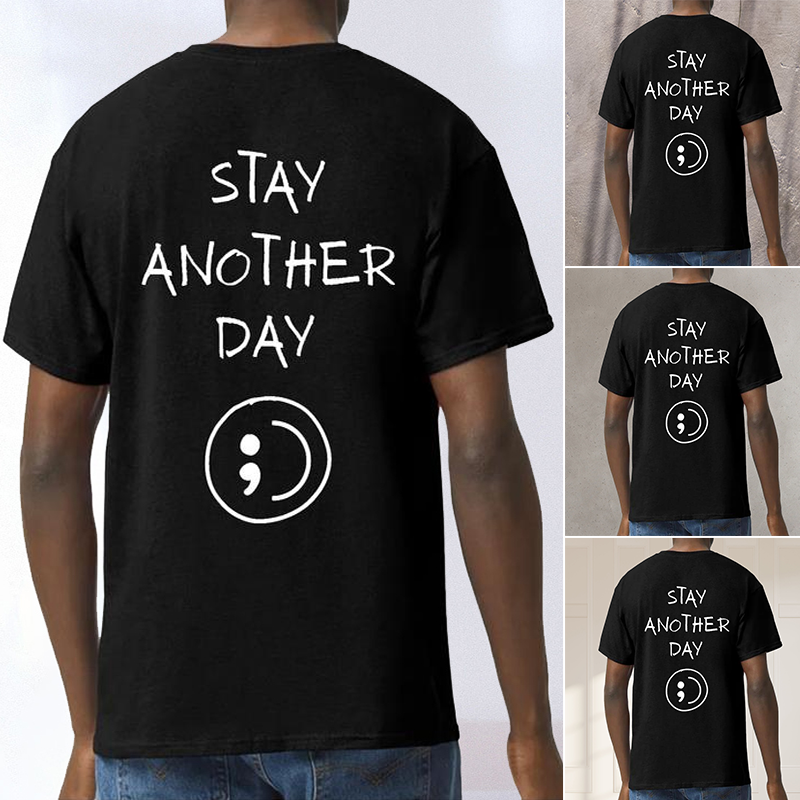 Stay Another Day Black T-shirt