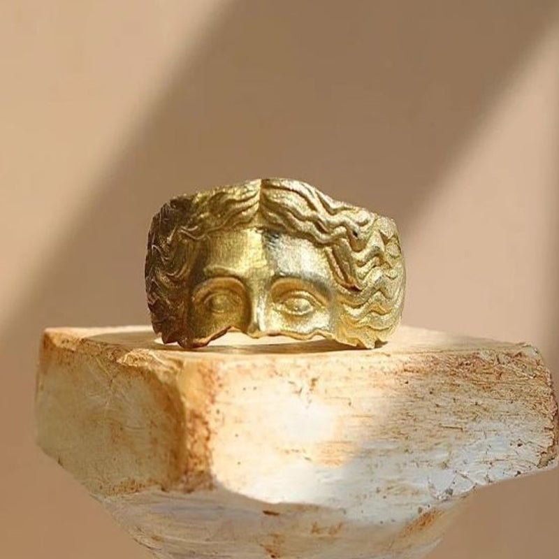 Goddess Venus Face Ring