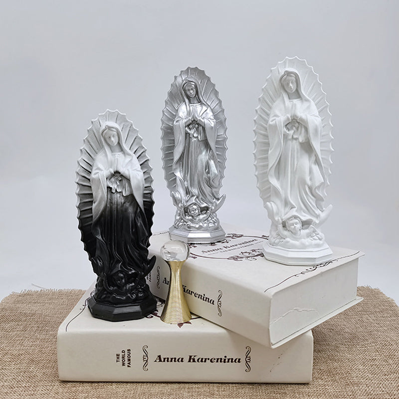 Virgen Mary Statue Decor