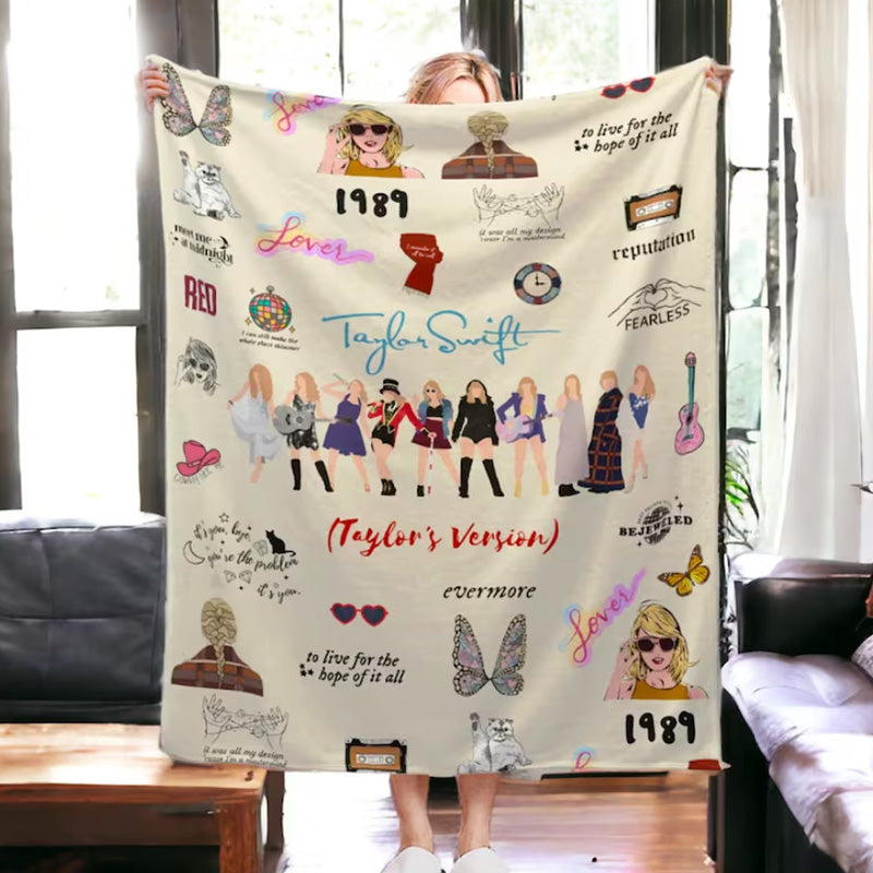 Swiftmas Nap Blanket for Home Office Travel