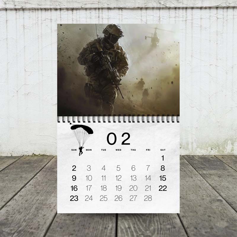 2025 Military Themed Calendar