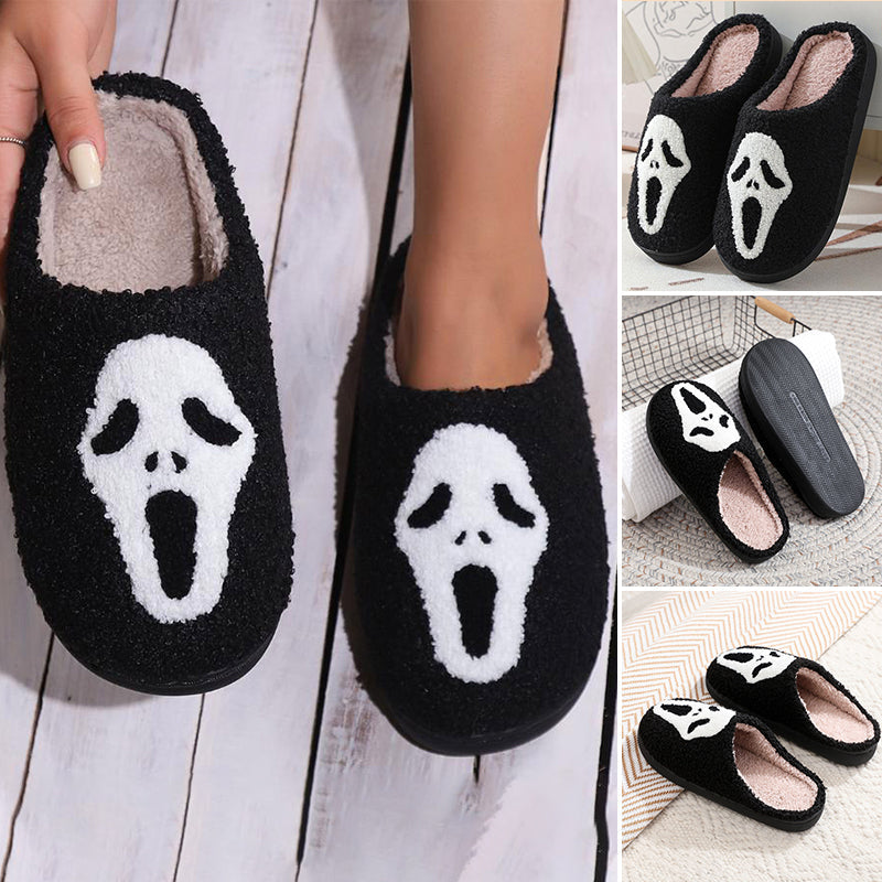 Soft Plush Comfy Halloween Slippers