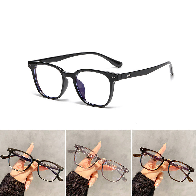 Anti-Blue Light Square Frame Eyeglasses