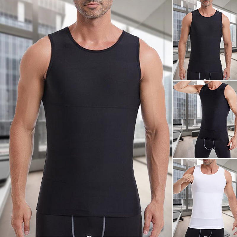 Men's slimming shapewear tank top