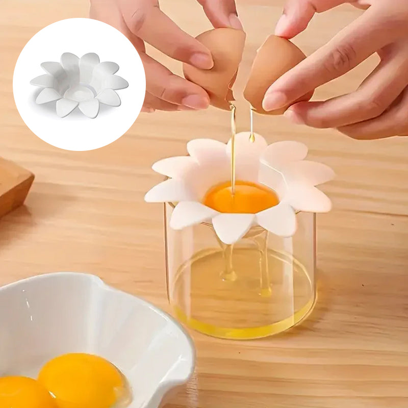 Flower Design Egg Separator