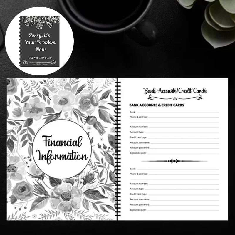 🎃 HalloweenGift: Sh*t, I’m Dead! End of Life Planner - The Ultimate Spooky Gift! 💀👻