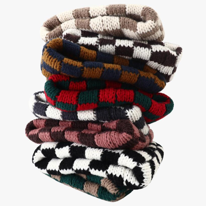 Trendy Checkerboard Beanie for Men & Women