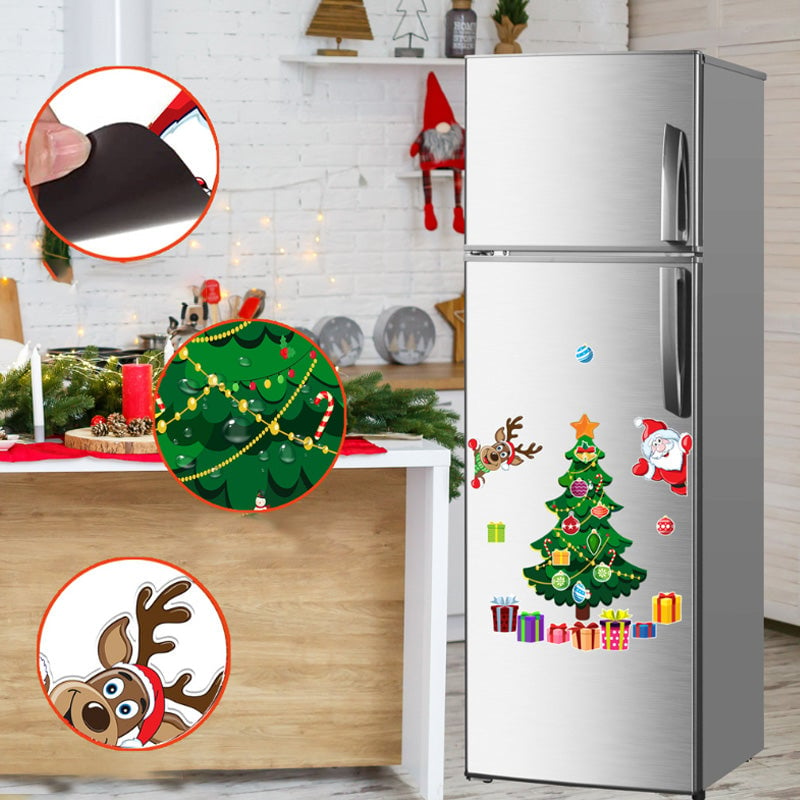 Christmas-themed Magnetic Stickers