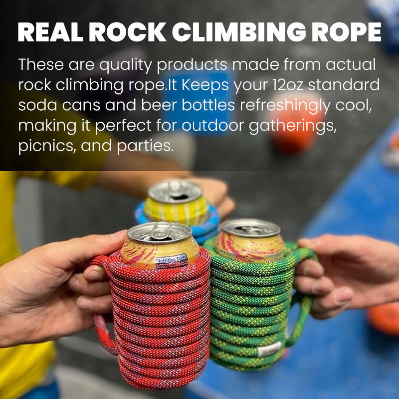 Recycled Rock Climbing Rope Can Cozy