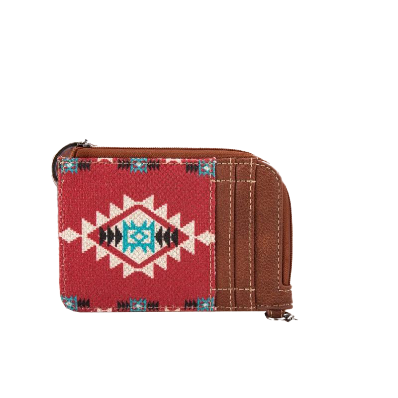 Southwestern Art Print Mini Zip Card Case