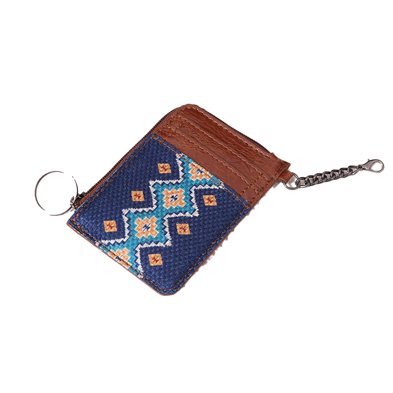 Southwestern Art Print Mini Zip Card Case