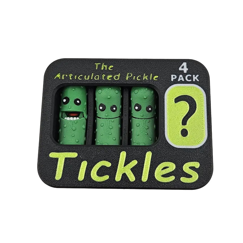 3D Printed Tickle Pickle Keychains