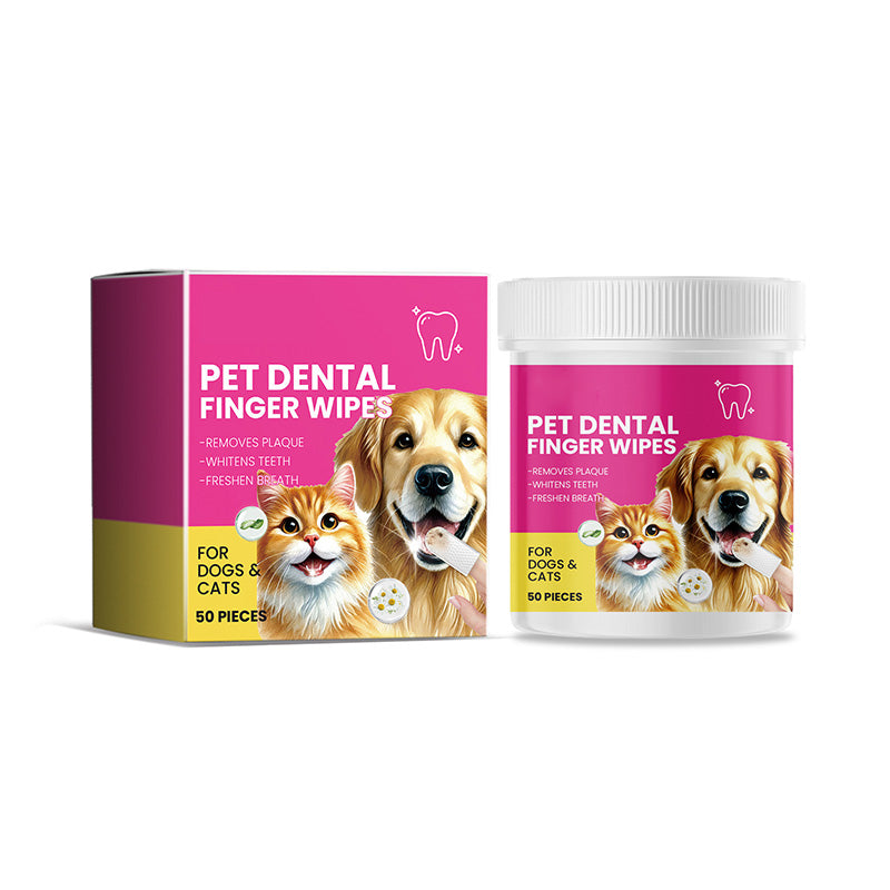 Pet Care Finger Wipes