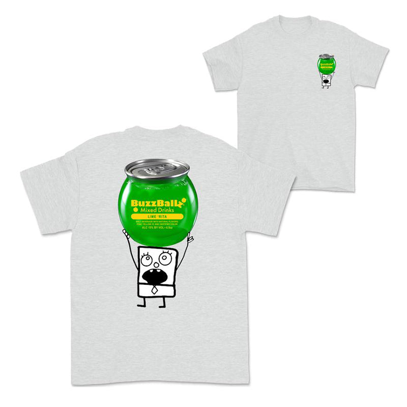 Doodlebob Funny Drinking 2 Sided T-Shirt