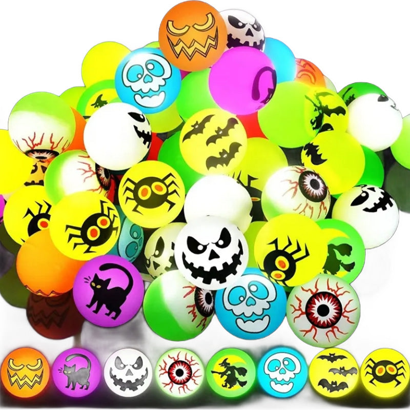 Glow-in-the-Dark Halloween Bouncy Balls