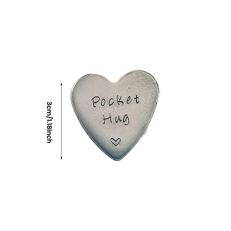 Handmade Heart Pocket Hug Token(3 PCS)