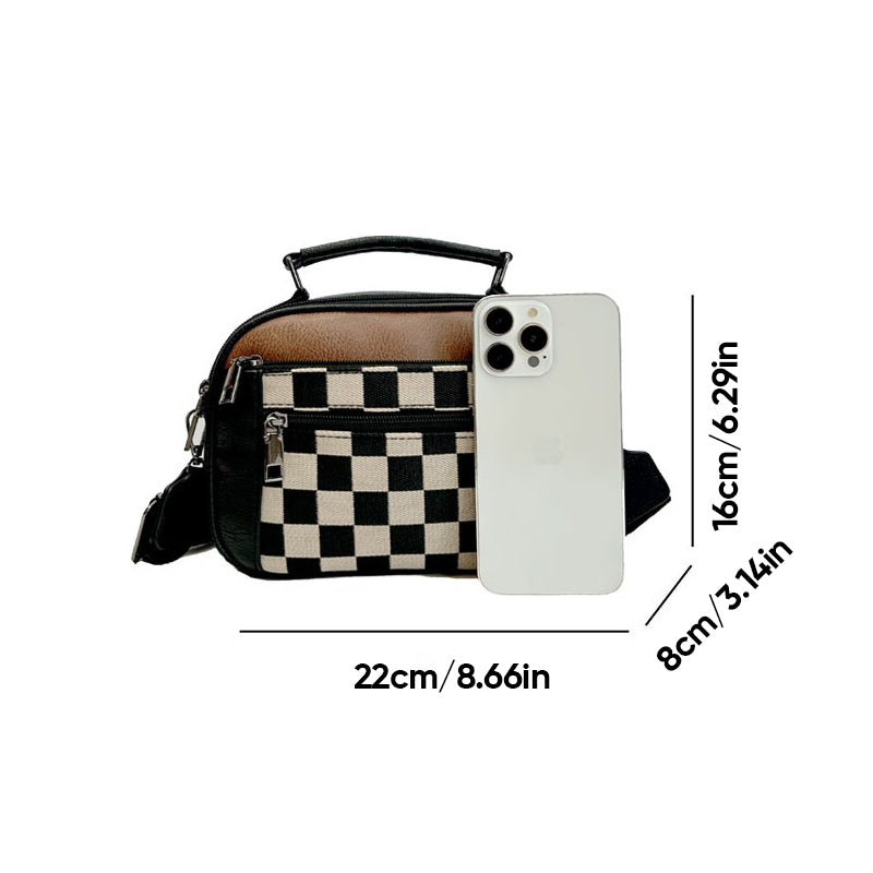 Checkerboard Crossbody Bag