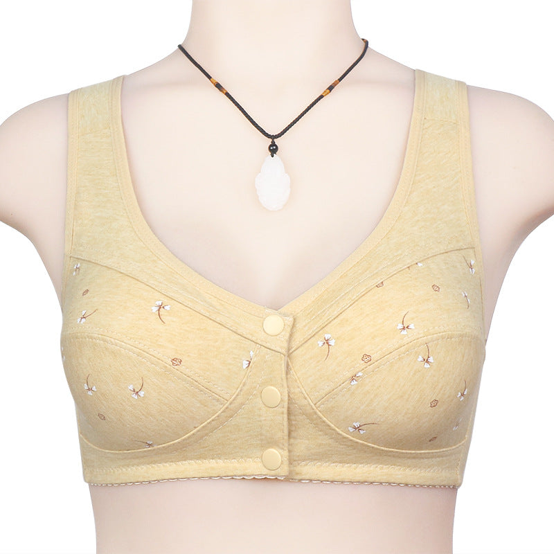 Comfortable Front Button Bra