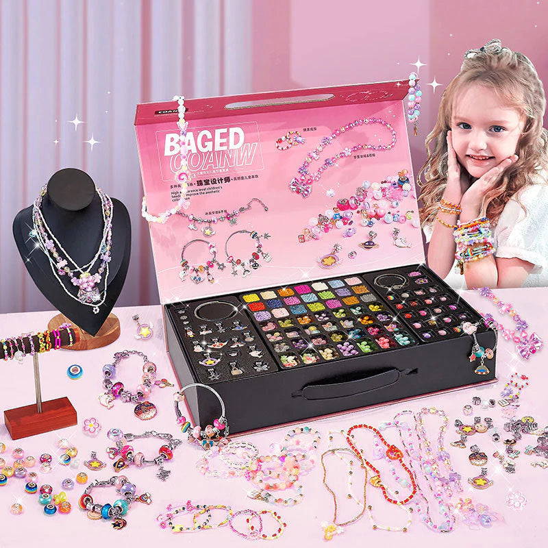 Upgraded DIY Girls Charm Bracelet Making Kit