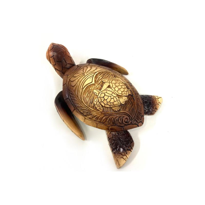 Hawaiian Turtle Wood Carving