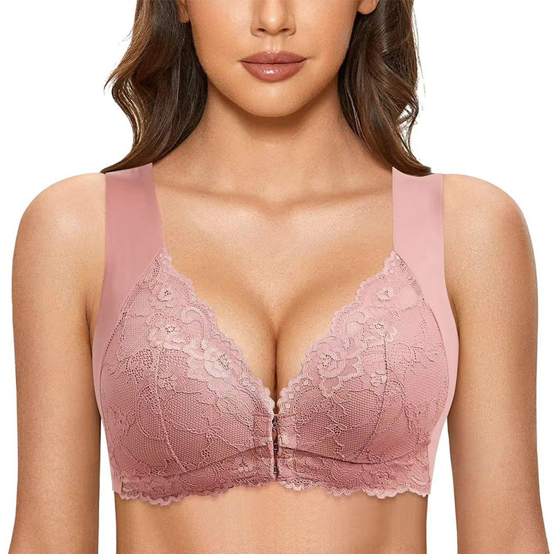 Front-Closure Lace Bra