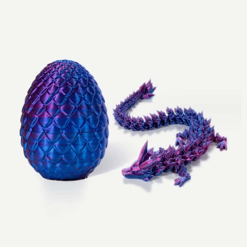 Gemstone Dragon Egg Ornaments