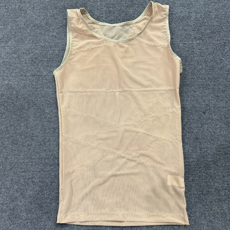 Men's High Stretch Mesh Body Shaping Tank Top