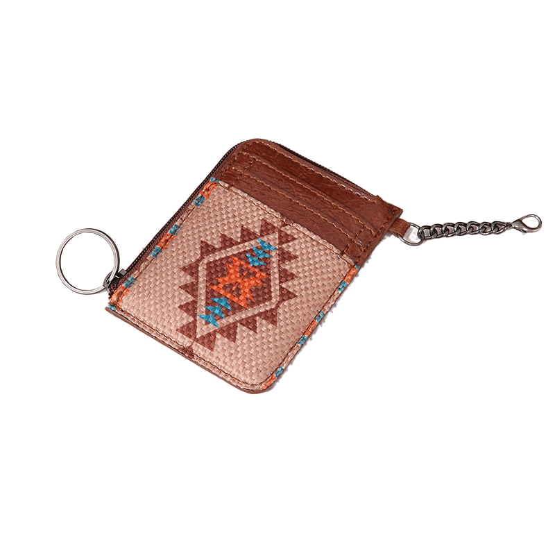 Southwestern Art Print Mini Zip Card Case