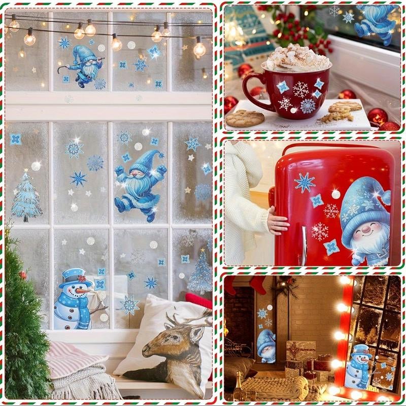 Christmas Window Cling Set