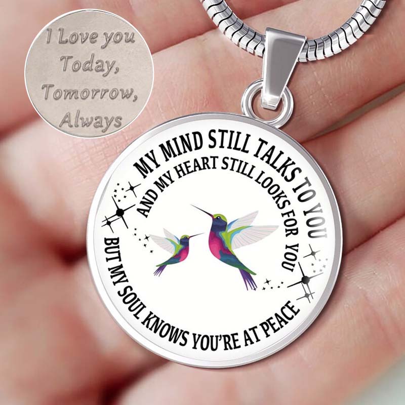 Hummingbird Memorial Necklace