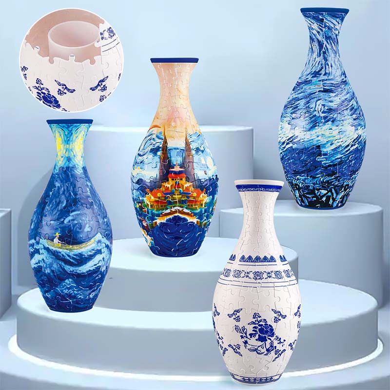 3D Art Puzzle Vase