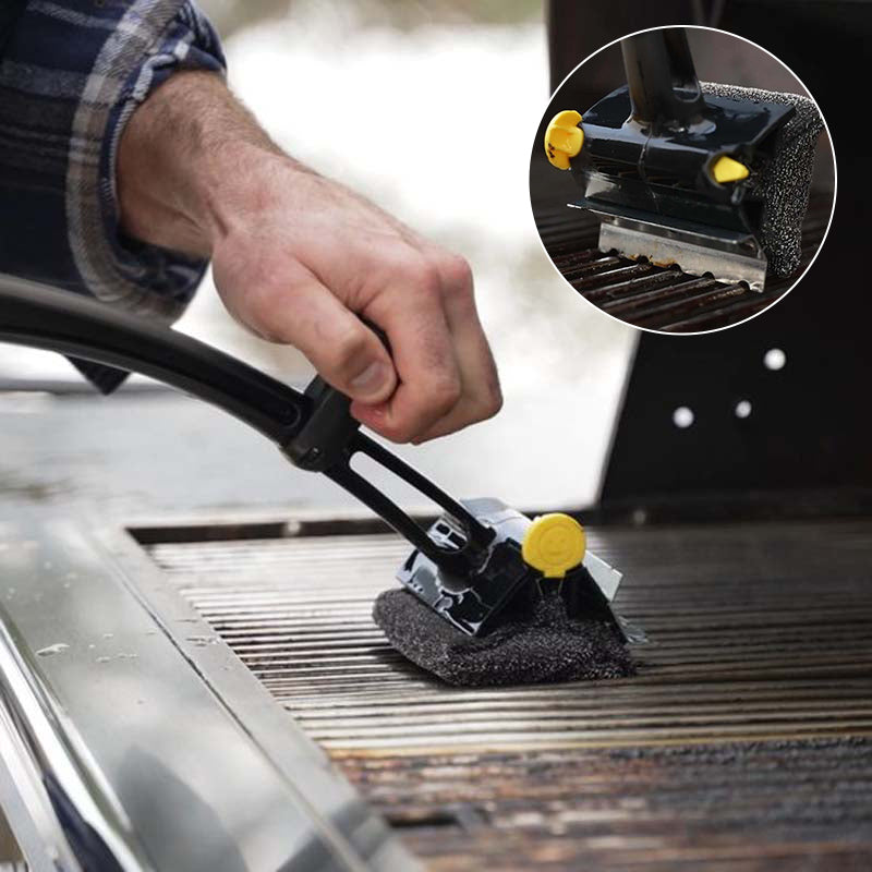 High-Tech BBQ Cleaning Scrubbing Head