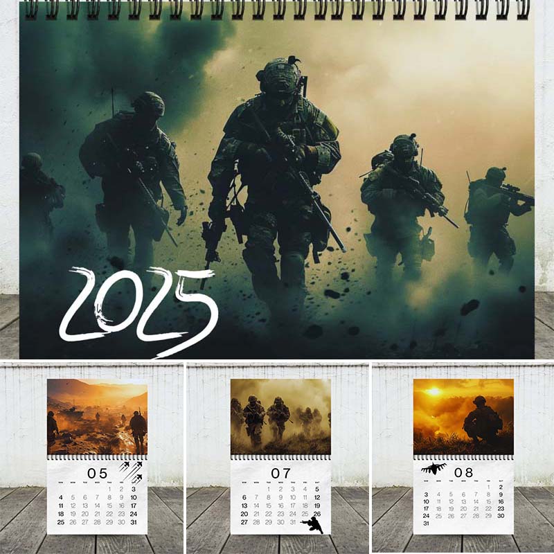 2025 Military Themed Calendar