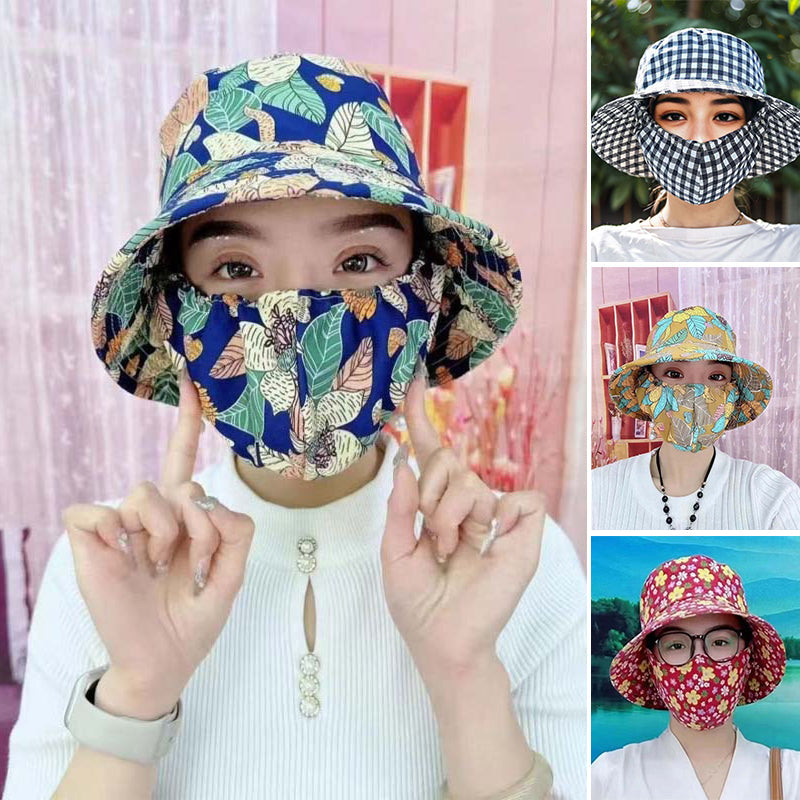 Sun Protection Mask Hat