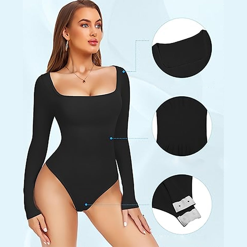 Women's Sexy Ribbed Bodysuit