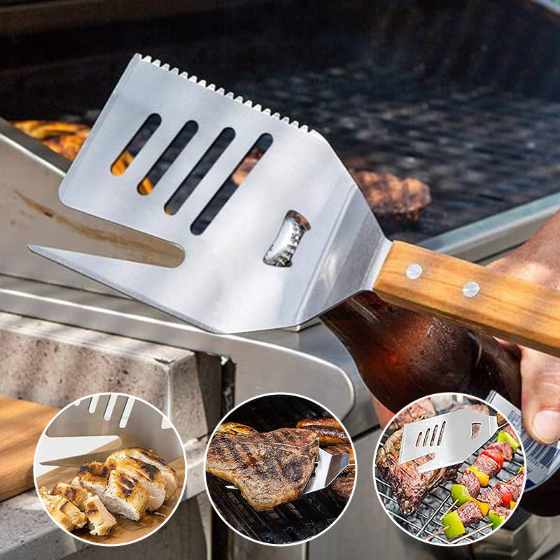 5-In-1 Grill Spatula Fork With Knife