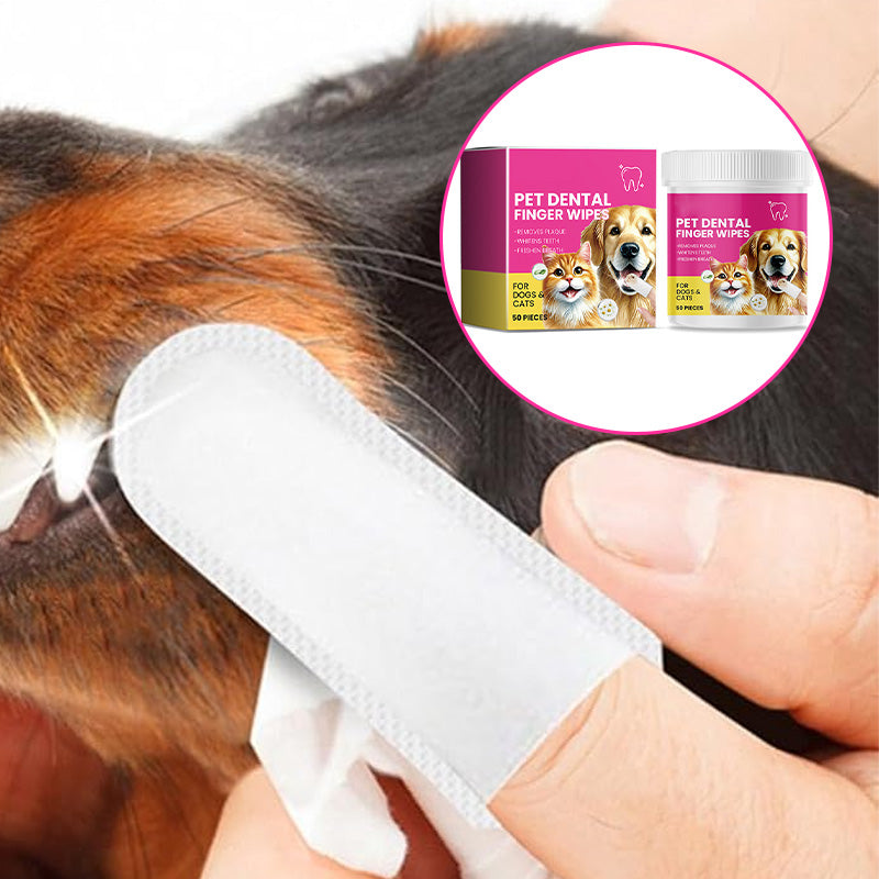 Pet Care Finger Wipes