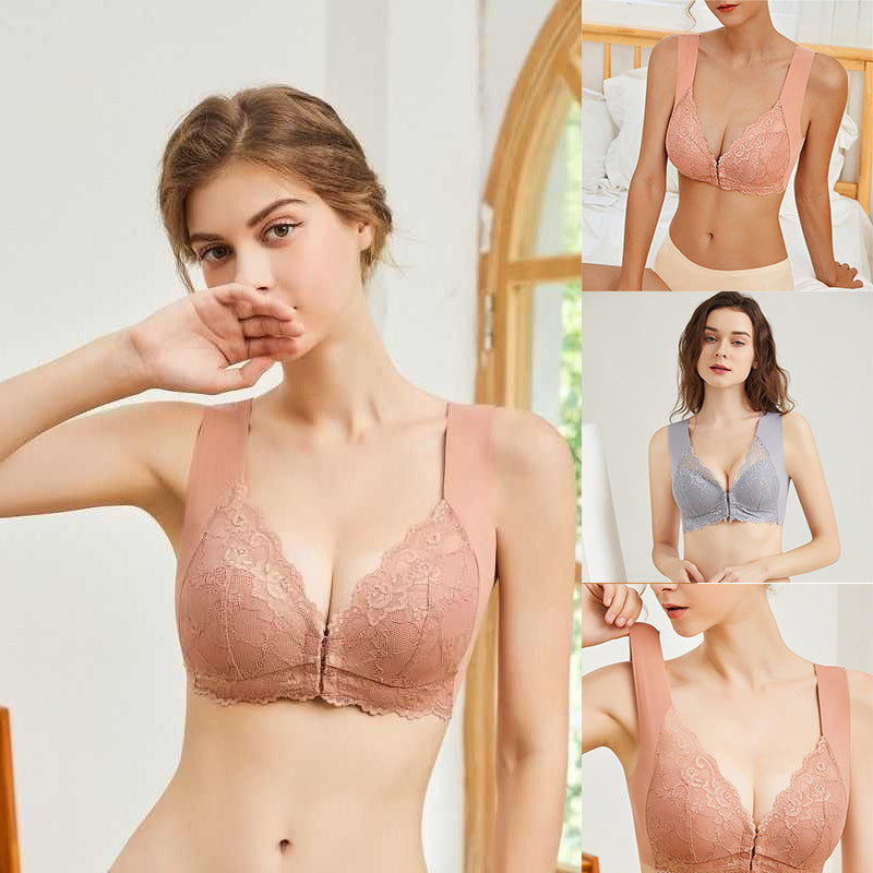 Front-Closure Lace Bra