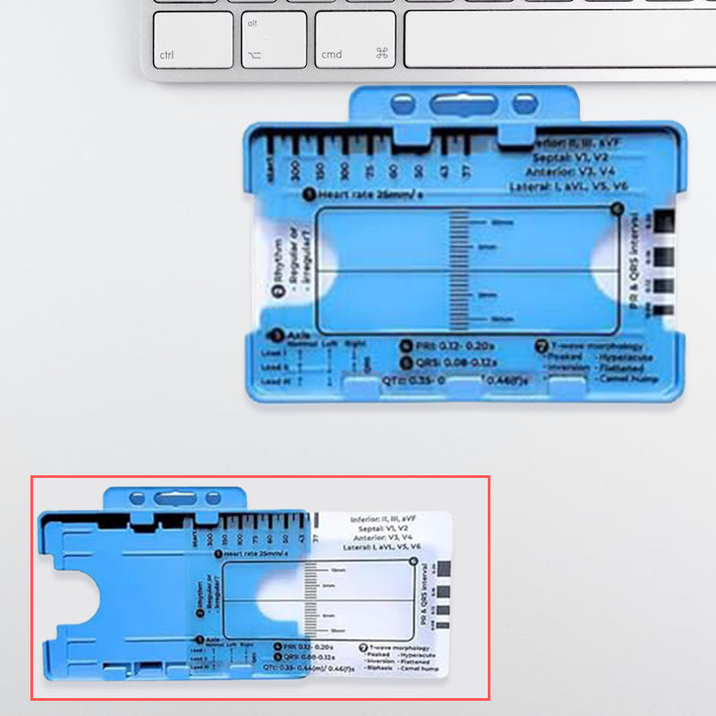 ECG 7 Step Ruler