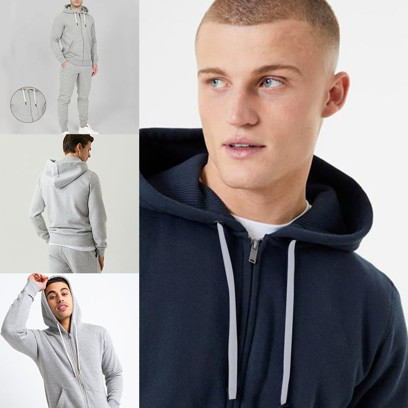 Men's Casual Full Zip Hoodie & Jogger