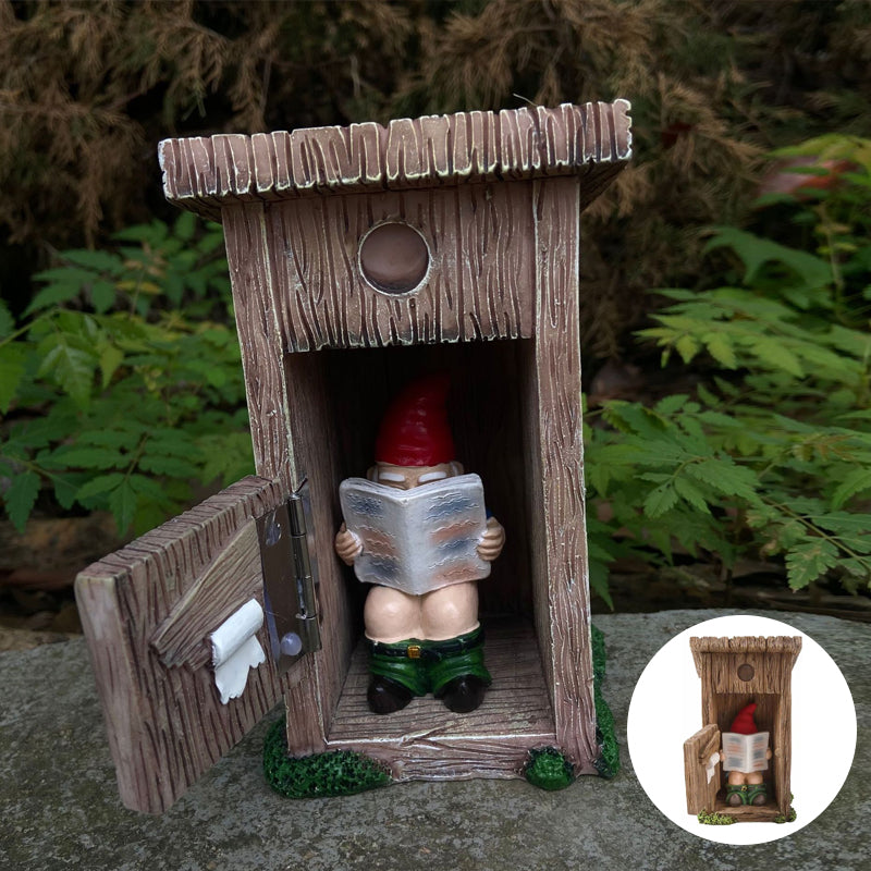 Funny Gnome Garden Statue